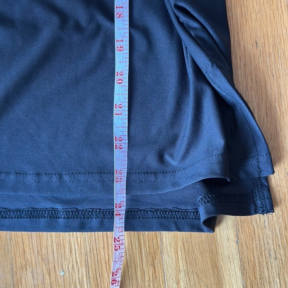 La Mer Luxe Women’s Square Neck Black 3/4 Slv Tie Waist Top Buttery Soft Small - Picture 5 of 7